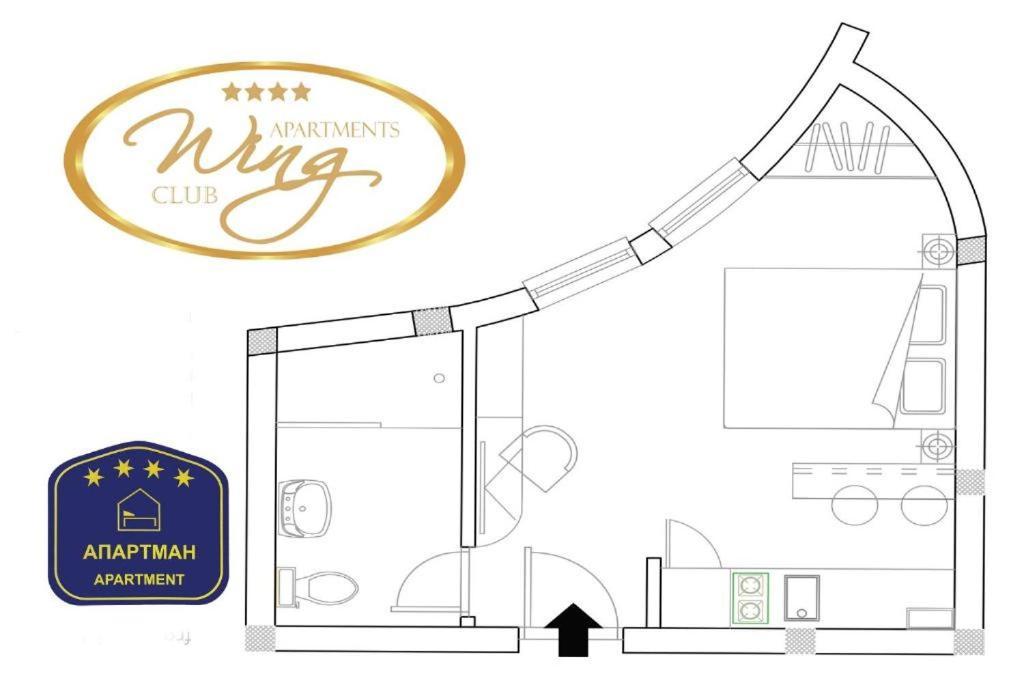 Aparthotel Wing Club Dajana Jagodina Exteriér fotografie